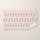 Fox Pattern Bad Handdoek (Handdoek)