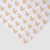 Fox Pattern Wrapping Paper Tissue Tissuepapier (Detail)