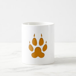 Fox Paw Print Koffiemok