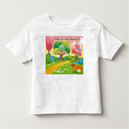 Fox personaliseren in het bos kinder shirts