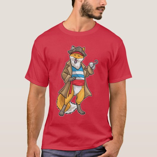 Fox Pirate Hook hand T-shirt (Voorkant)