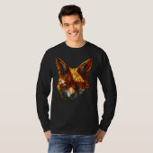 Fox Polygon  Art Animal Fox T-shirt (Voorkant volledig)