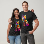 Fox Polygon Colourful  Animal  Animal Fox T-shirt (Unisex)