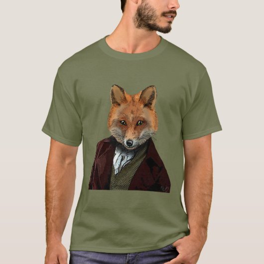 Fox Portrait 2 T-shirt (Voorkant)