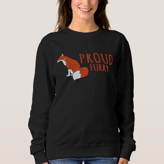 Fox   Proud Furry Fox Trui (Voorkant)