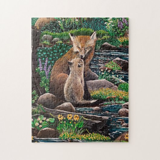 Fox Puzzle 2: "Moederliefde" Legpuzzel (Verticaal)