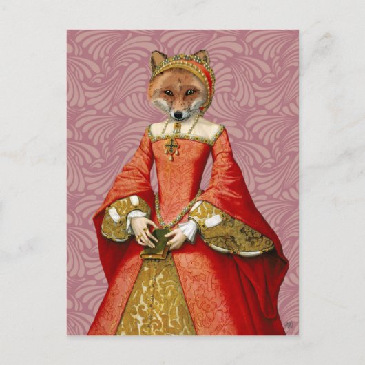 Fox Queen Briefkaart (Voorkant)