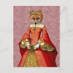 Fox Queen Briefkaart