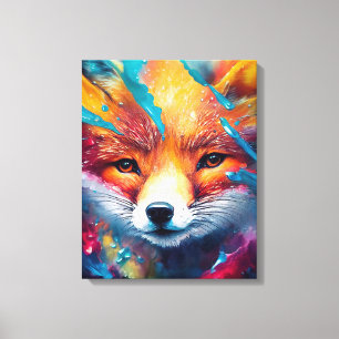 Fox Red Fox Animal Discovery Adventure Natuur Canvas Afdruk