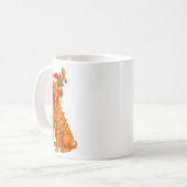 Fox Red Lab Christmas Tree Light Pajama Labrador D Koffiemok (Voorkant links)