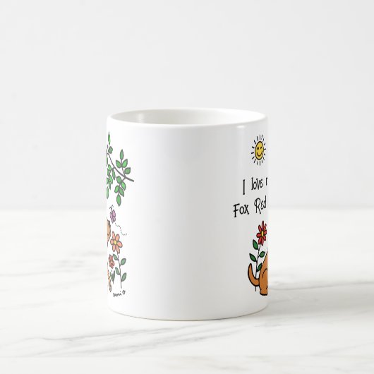 Fox Red Labrador et Green Mug (Centre)