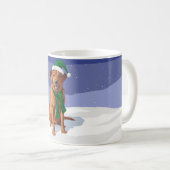 Fox Red Labrador Retriever kersthond Koffiemok (Voorkant rechts)