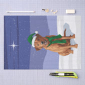 Fox Red Labrador Retriever kersthond Tissuepapier (Craft)