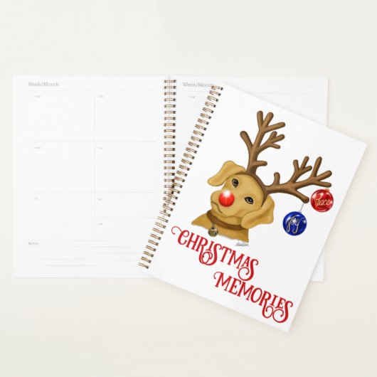 Fox Red Labrador Retriever Kerstplanner Planner (Display)
