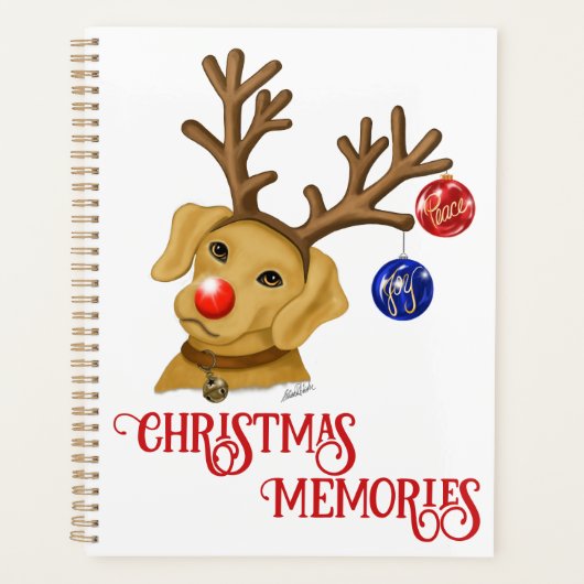 Fox Red Labrador Retriever Kerstplanner Planner (Voorkant)