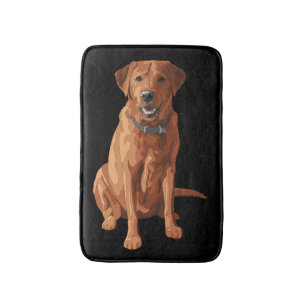 Fox Red Yellow Labrador Retriever Dog Badmat