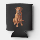 Fox Red Yellow Labrador Retriever Dog Blikjeskoeler (Achterkant)