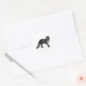  Fox Ronde Sticker (Envelop)