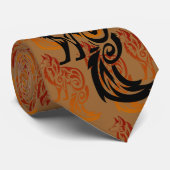 Fox rouge de tribal de Firey sur la cravate (Roulé)