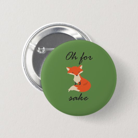 Fox Sake Button (Voorkant /achterkant)