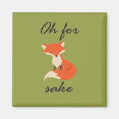 Fox Sake Magnet Magneet (Voorkant)