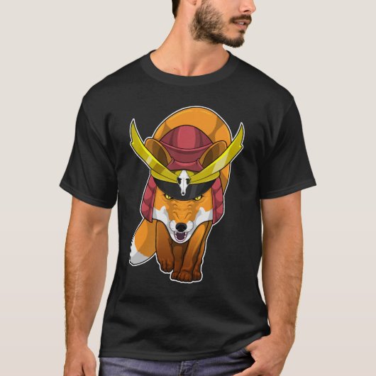 Fox Samurai vechtsporten T-shirt (Voorkant)