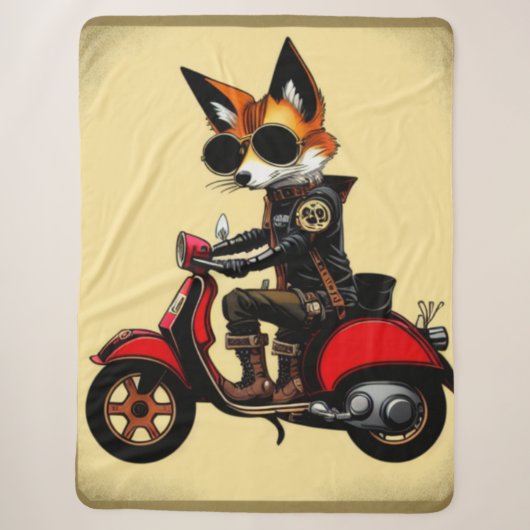 Fox Sherpa Blanket Deken (Voorkant)