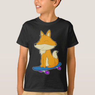 Fox Skater Skateboard Sport T-shirt