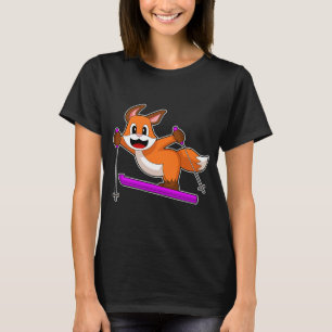 Fox Skiën Wintersport T-shirt