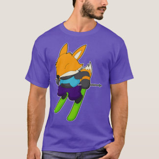 Fox Skiën Wintersport T-shirt