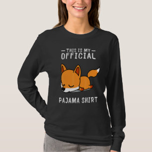 Fox Sleep Pajama Sleepover T-shirt