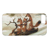Fox Sleigh Ride  Case-Mate iPhone Case (Achterkant (Horizontaal))