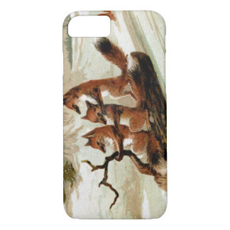 Fox Sleigh Ride  iPhone 8/7 Hoesje