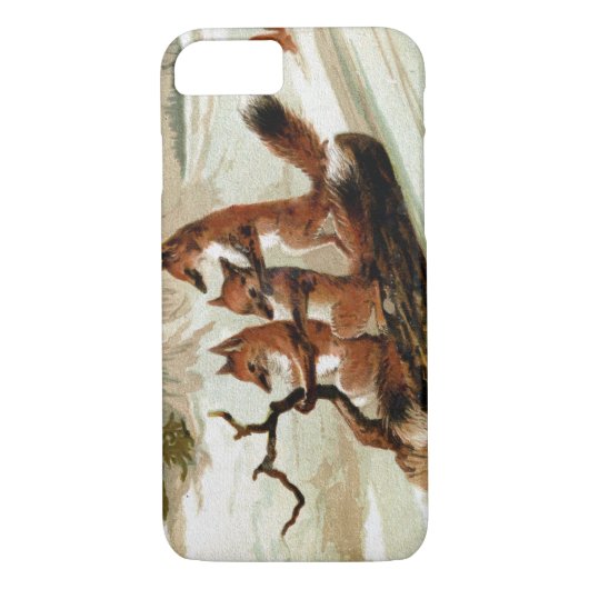 Fox Sleigh Ride  Case-Mate iPhone Case (Achterkant)