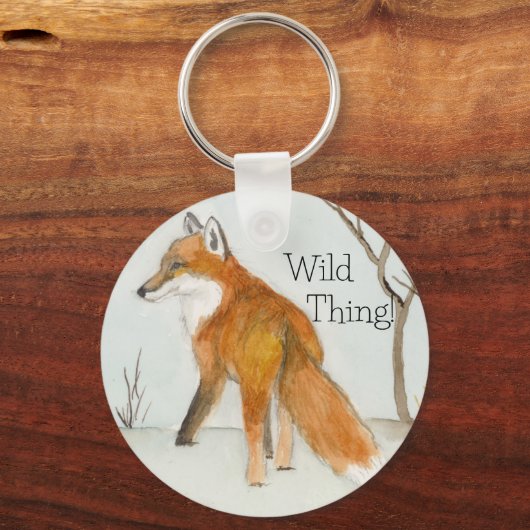 Fox Sleutelhanger (Achterkant)