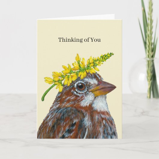 Fox sparrow kaart (Voorkant)