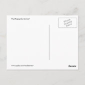 Fox Speelt het Clarinet Briefkaart (Achterkant)