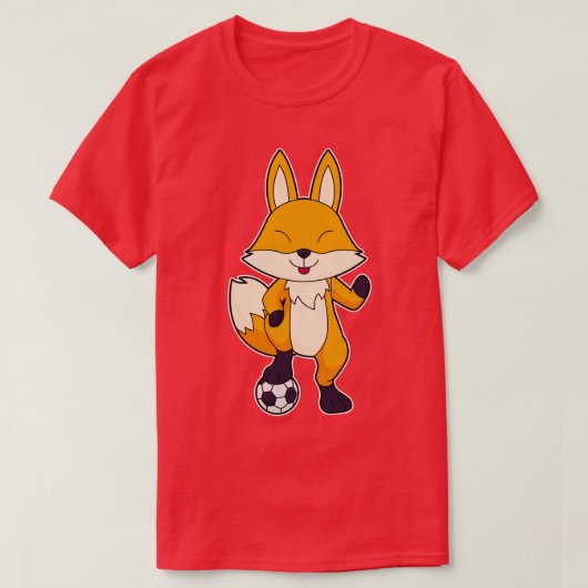 Fox speler Voetbal T-shirt (Design voorkant)