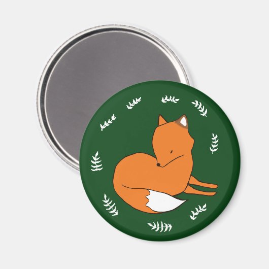 Fox Standard, Magnet Rond De 5,7 Cm (Recto/Verso)