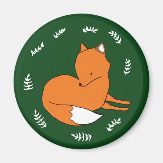 Fox Standard, Magnet Rond De 5,7 Cm (Devant)