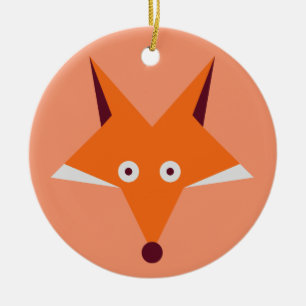 Fox Star Keramisch Ornament