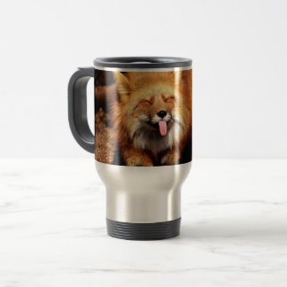 Fox Sticking Het is Tongue Reisbeker
