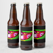 Fox-stijl mok houten doos drankenpitcher sl bier etiket (Flessen)