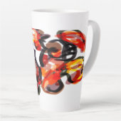 Fox sunset autumn latte mok (Rechterhoek)