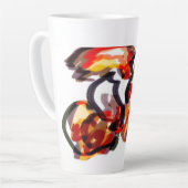 Fox sunset autumn latte mok (Linkerhoek)