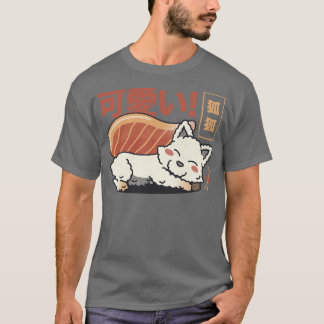 Fox Sushi Zalm Sashimi door Tobe Fonseca T-shirt