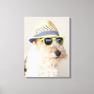 Fox Terrier Canvas Afdruk