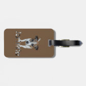 Fox Terrier en Fox Terrier Logo, Bagagelabel (Achterkant horizontaal)