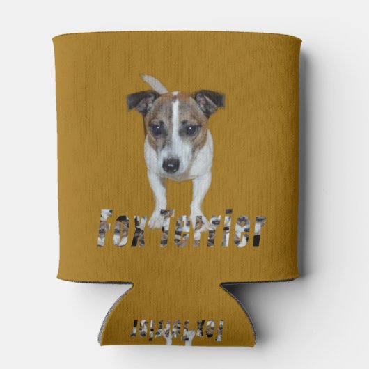 Fox Terrier en Fox Terrier Logo, Blikjeskoeler (Achterkant)