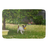 Fox Terrier Happy Days, Memory Foam Bathmat Badmat (Voorkant)